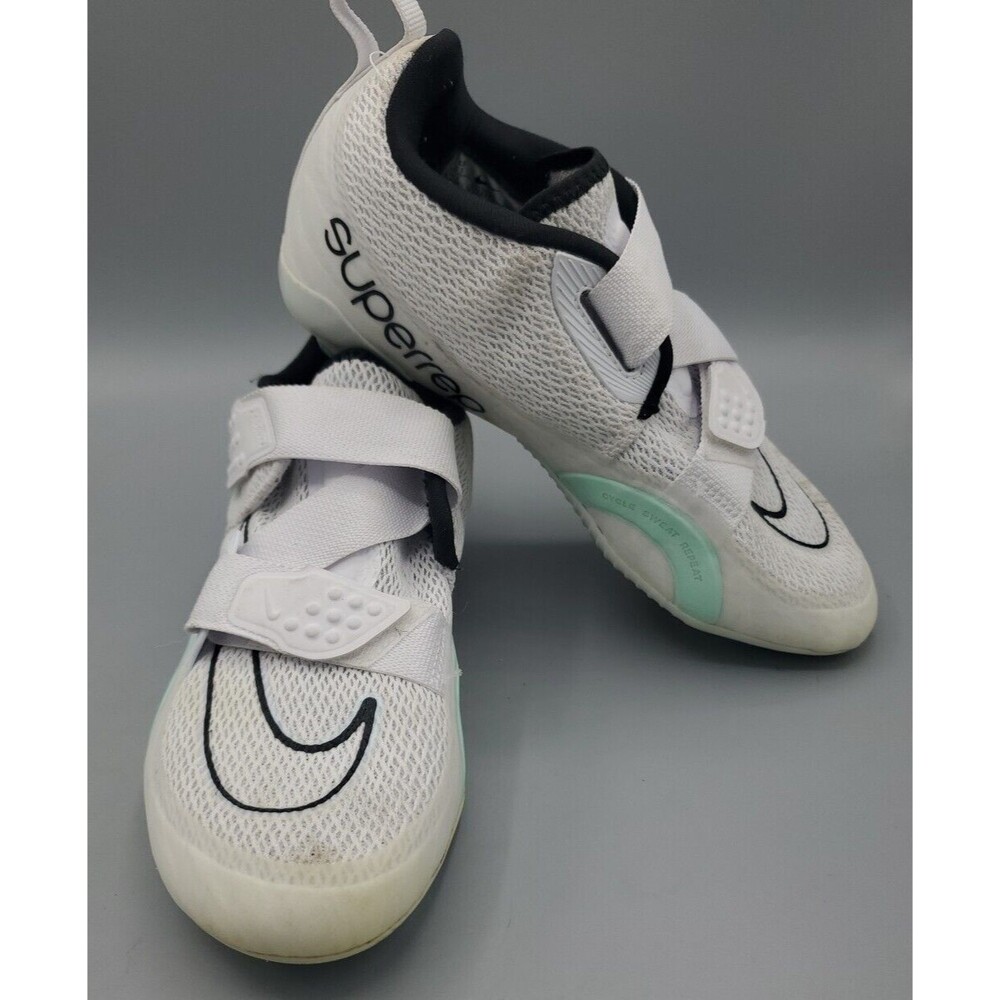 Size 6.5 - Nike SuperRep Cycle 2 Next Nature White Mint Foam 2022 - Picture 9 of 13
